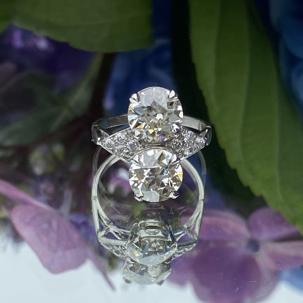 Purchase Antique French Toi et Moi Engagement Ring Wolf Grunberg